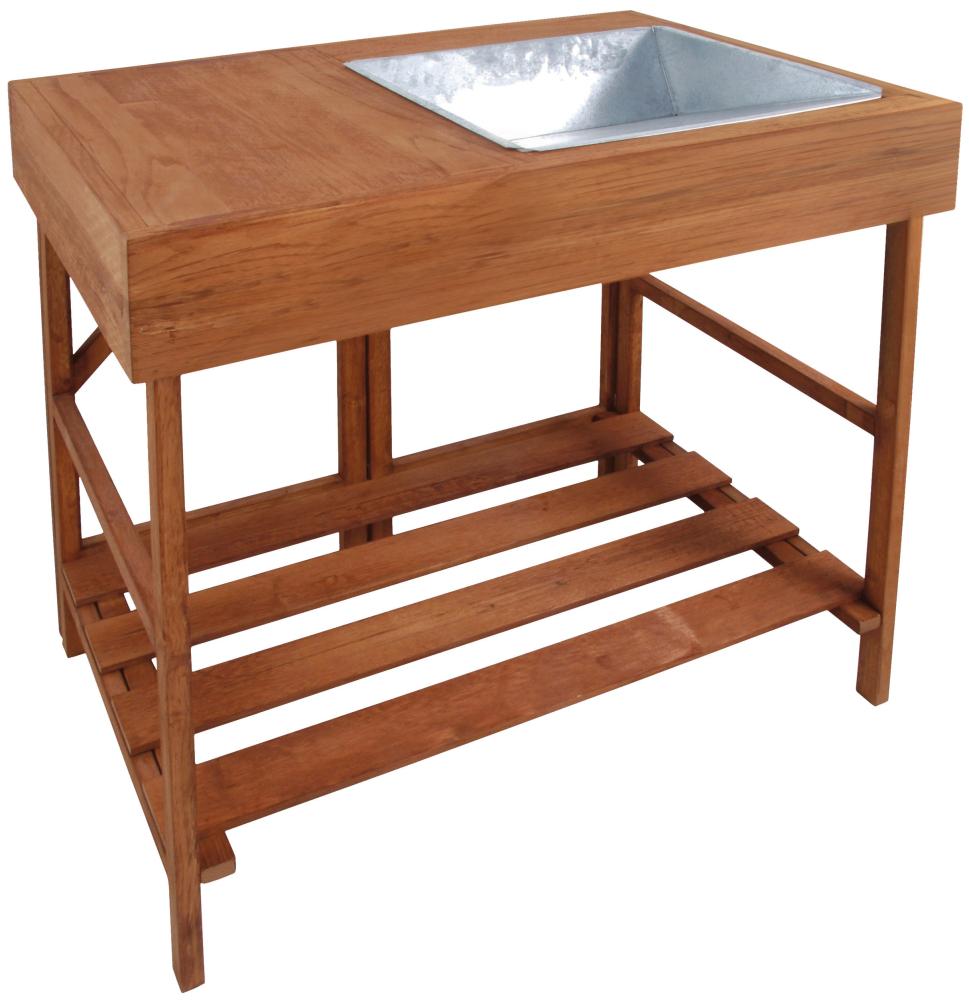 fallen fruits HARDWOOD POTTING BENCH FSC MIX 70%