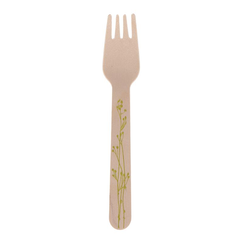 fallen fruits HERB WOODEN FORK SET/20 FSC 100%