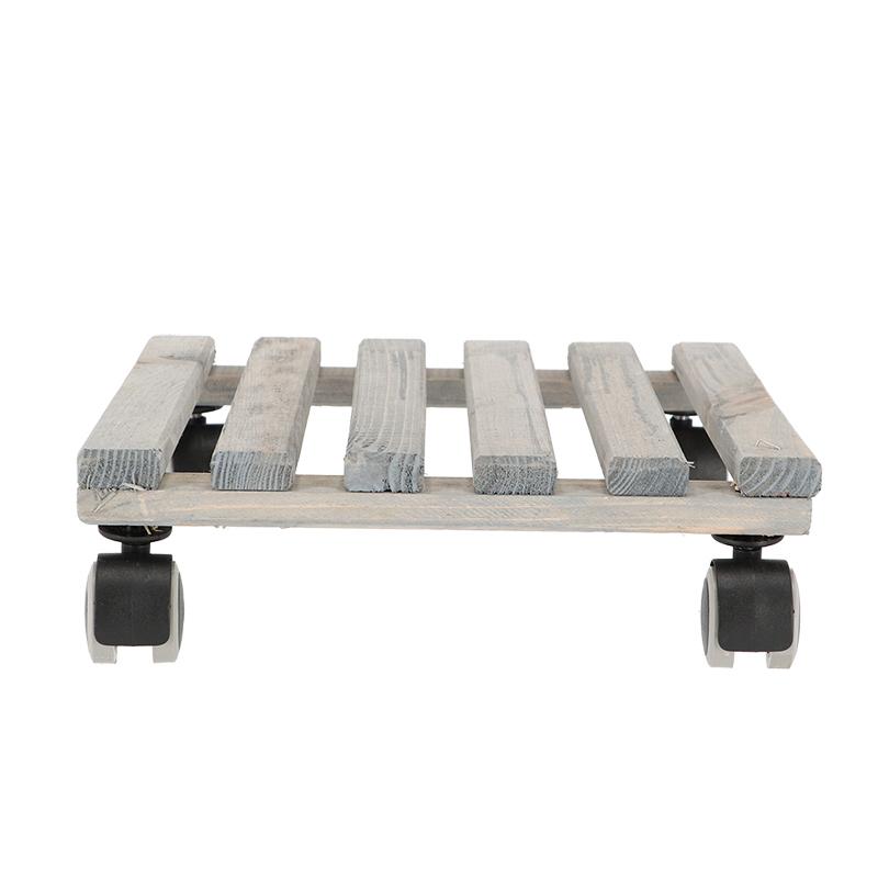 fallen fruits INDOOR PLANT TROLLEY WOOD SQUARE