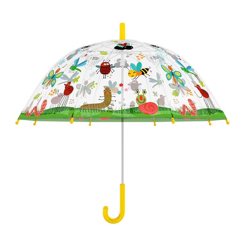 fallen fruits KIDS UMBRELLA TRANSPARENT INSECTS