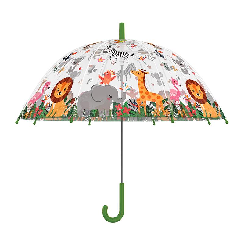 fallen fruits KIDS UMBRELLA TRANSPARENT JUNGLE