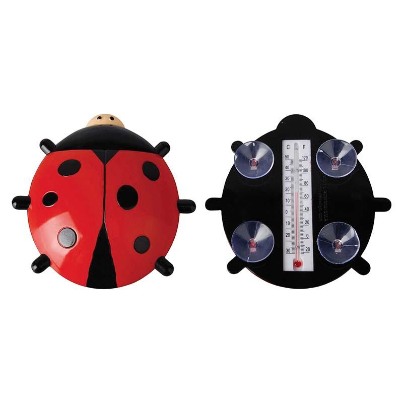 fallen fruits LADYBIRD WINDOW THERMOMETER