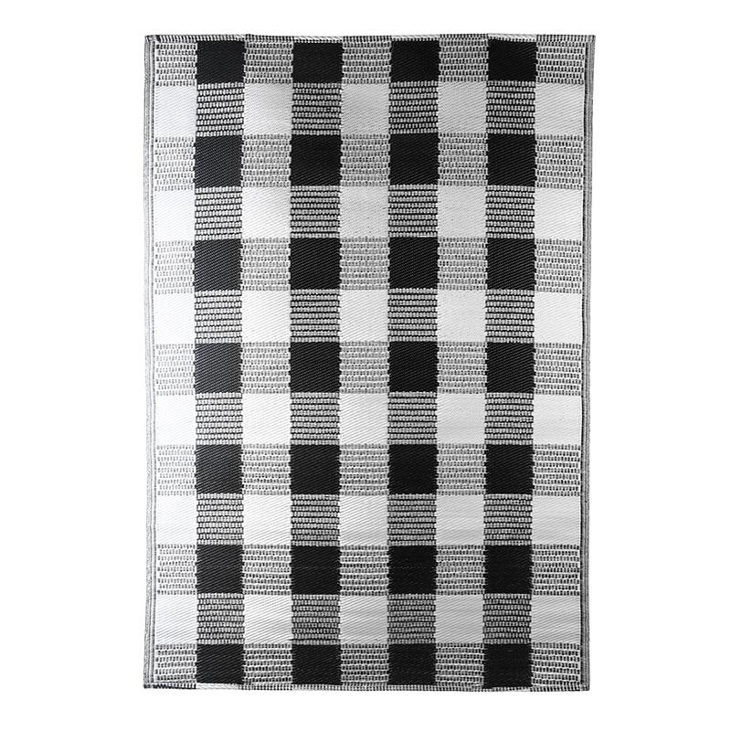 fallen fruits OUTDOOR CARPET CHECK B/W (S)