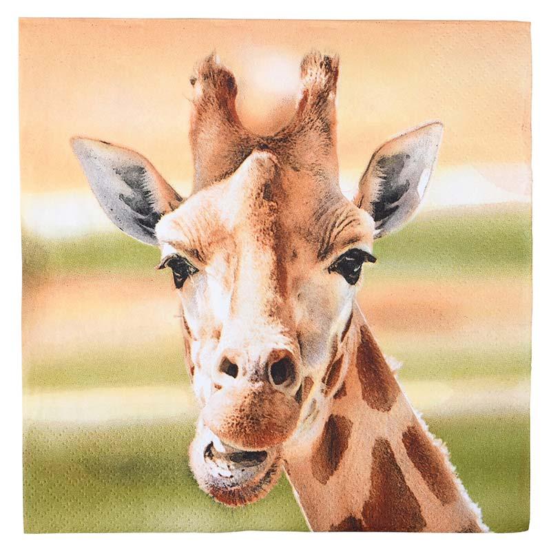 fallen fruits PAPER NAPKINS (GIRAFFE) FSC MIX CREDIT