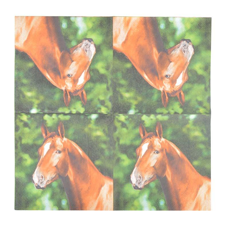 fallen fruits PAPER NAPKINS (HORSE) FSC MIX CREDIT