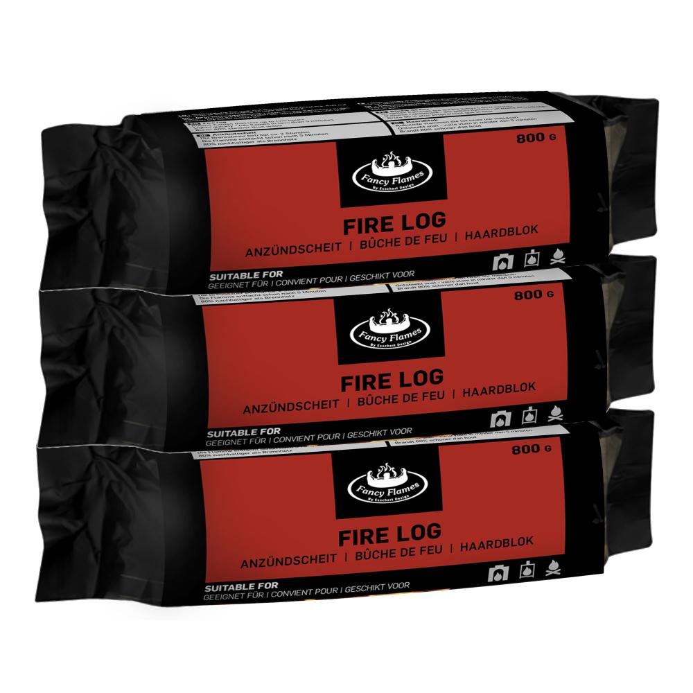 fallen fruits PARAFFIN FIRE LOG SET OF 3