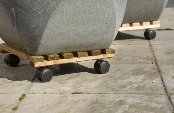 Fallen Fruits PLANT TROLLEY BROWN (L)