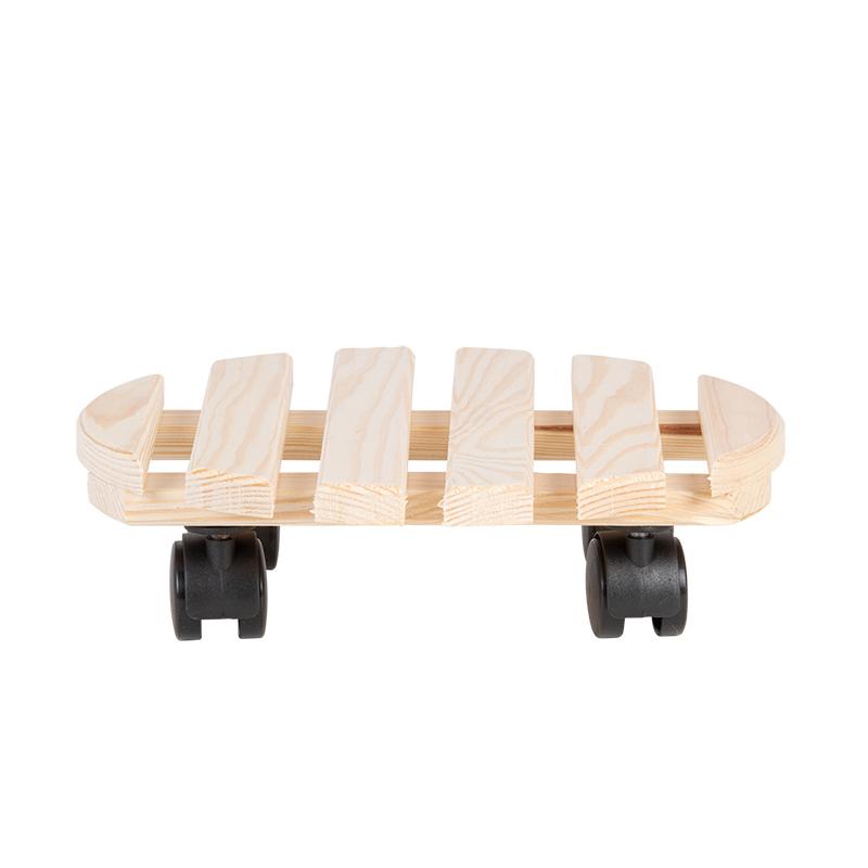 fallen fruits PLANT TROLLEY ROUND NATURAL (L)