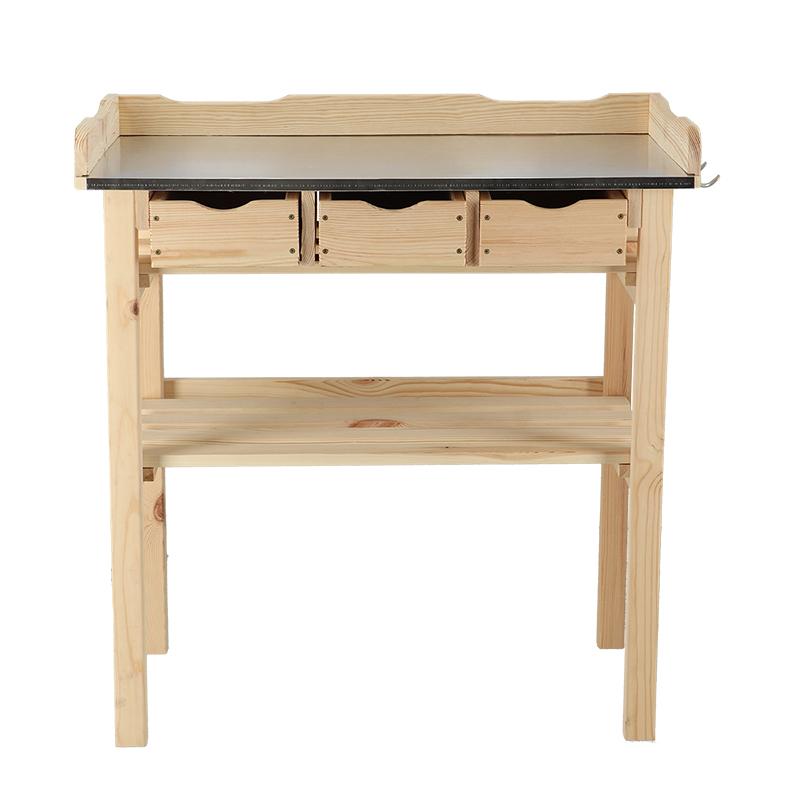 fallen fruits POTTING TABLE WITH DRAWERS NATURAL