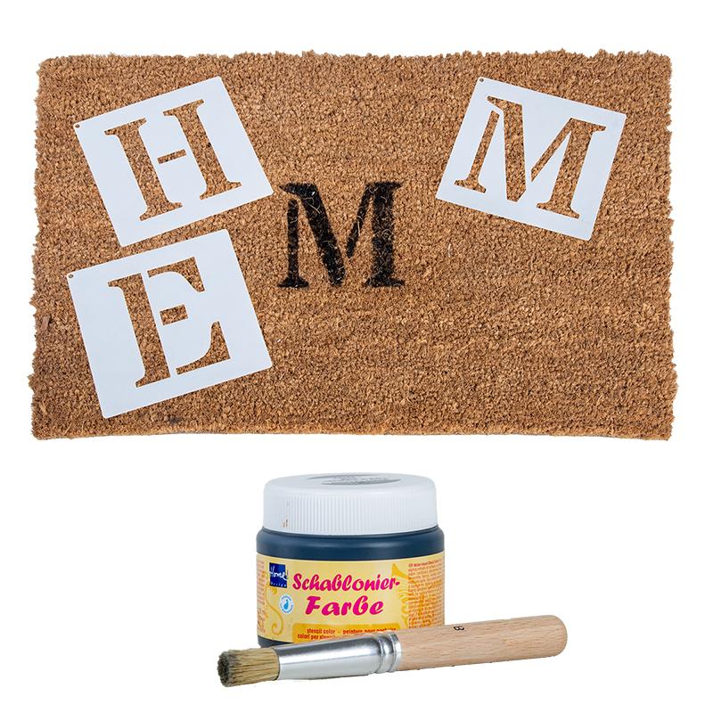 fallen fruits PYO SET DOORMAT LETTERS