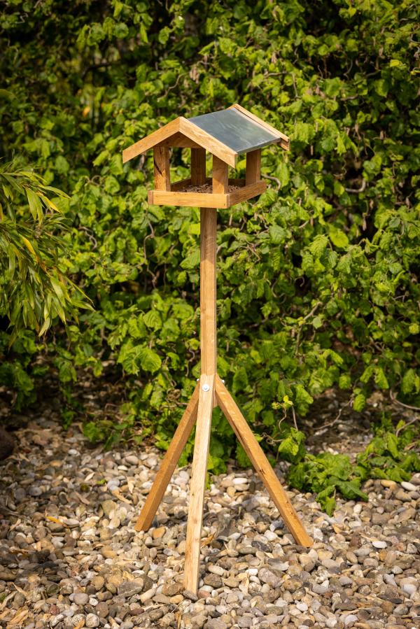 Fallen Fruits RECTANGULAR OAK BIRD TABLE
