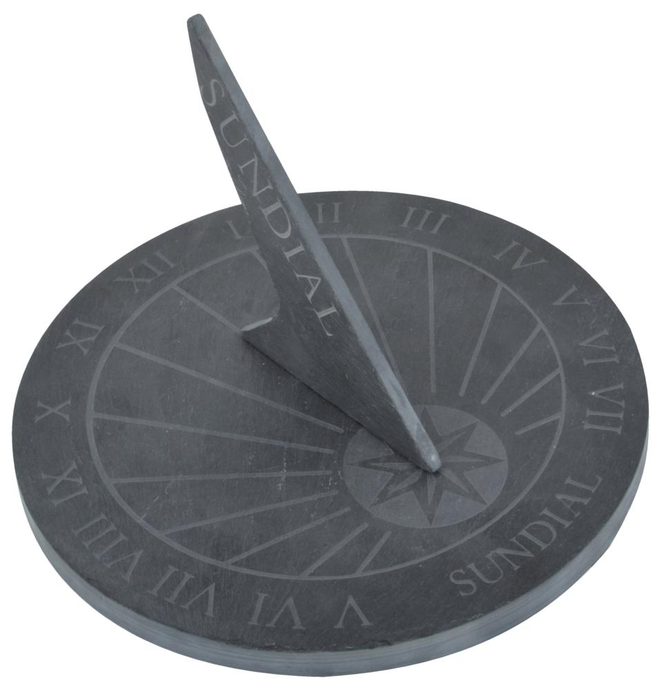 fallen fruits ROUND SLATE SUNDIAL