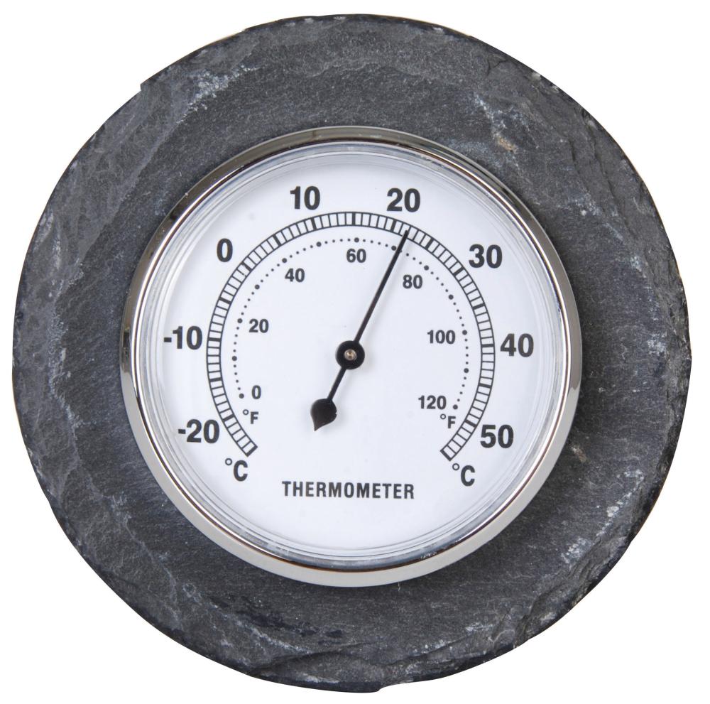 fallen fruits ROUND SLATE THERMOMETER