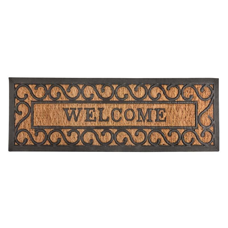 fallen fruits RUBBER & COIR DOORMAT (WELCOME)