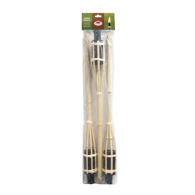 fallen fruits TORCH BAMBOO 60CM (SET OF 3)
