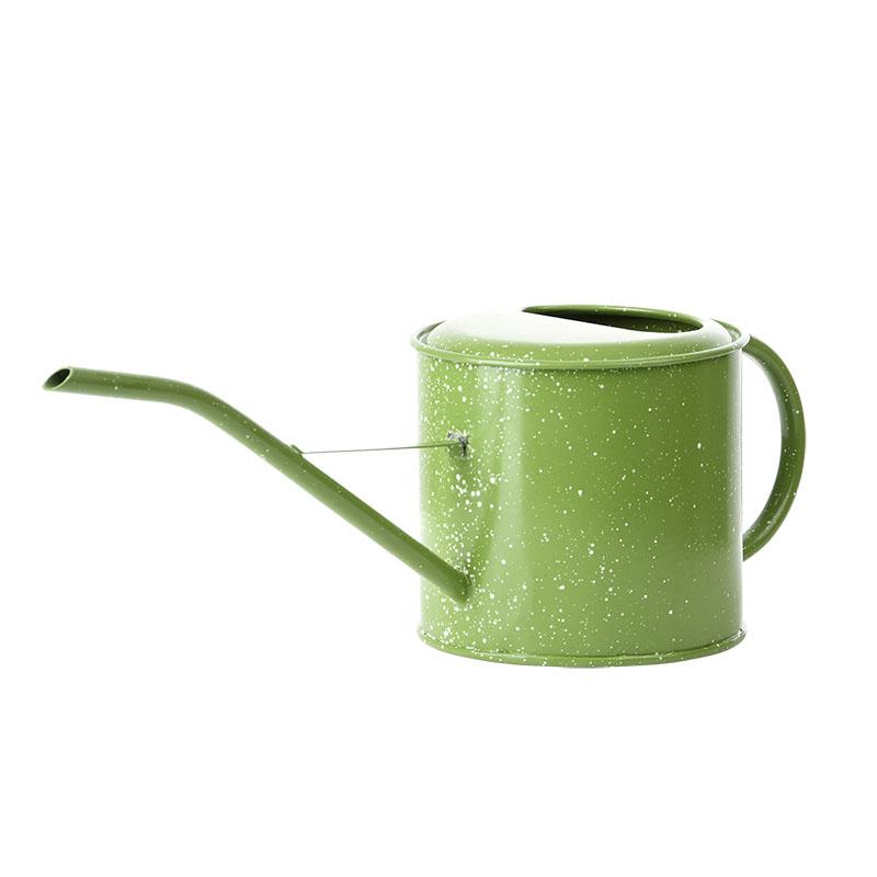 fallen fruits WATERING CAN ENAMEL LOOK (GREEN)