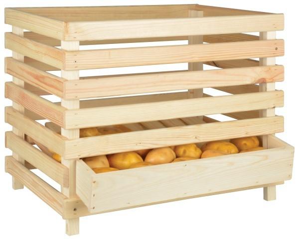 fallen fruits WOODEN POTATO CRATE FSC 100%