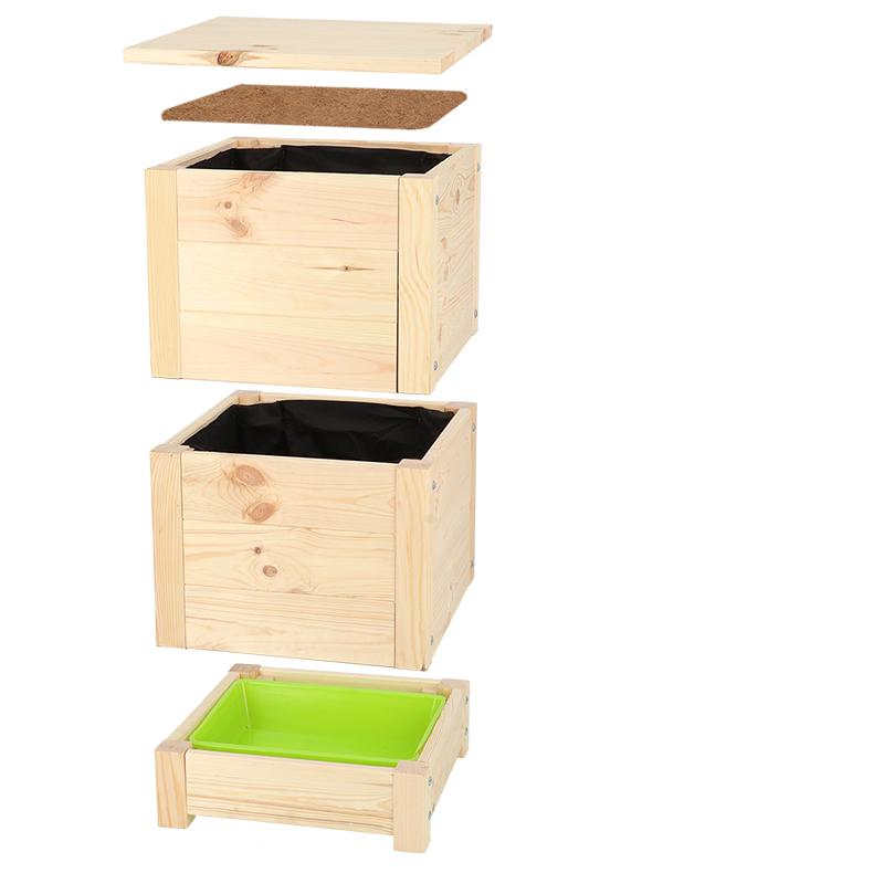 fallen fruits WORM COMPOSTER -NATURAL FSC 100%