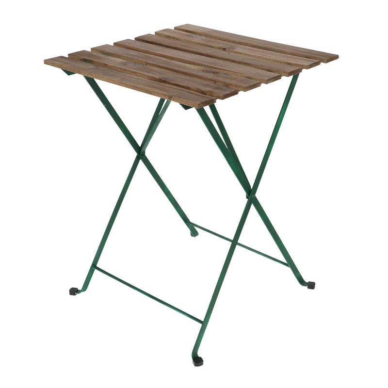 fallen fruits FRENCH BISTRO TABLE WOOD & METAL FSC 100%