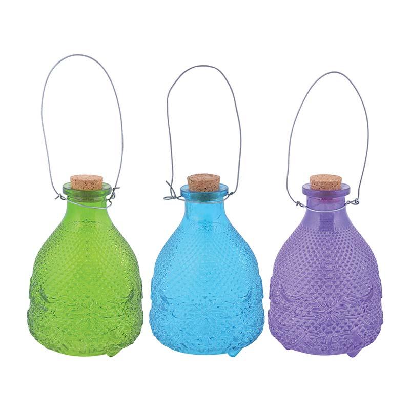 fallen fruits HOBNAIL GLASS WASP TRAP (ASSORTED COLOURS)
