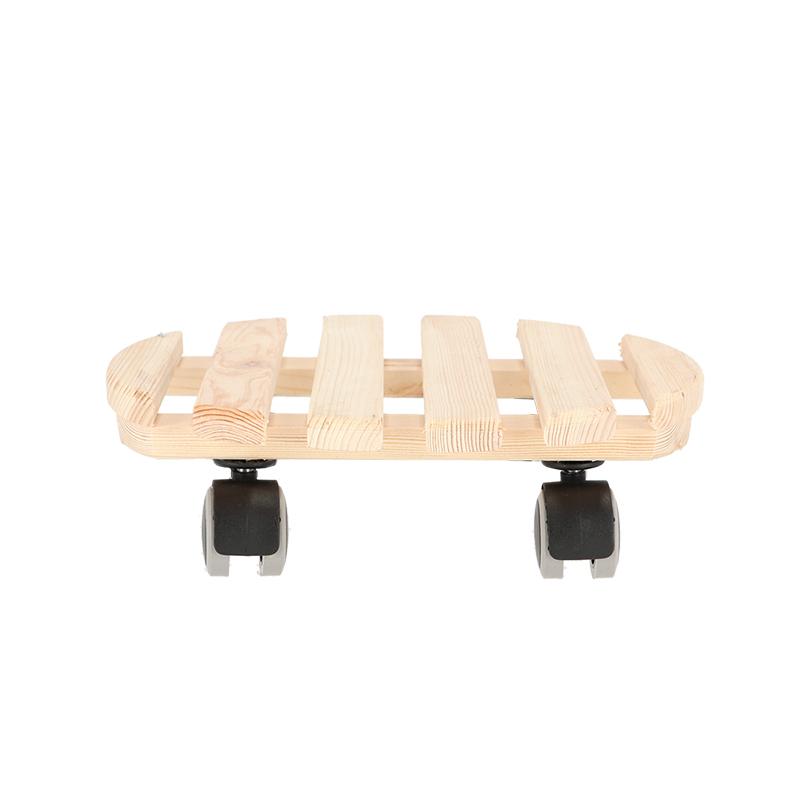 fallen fruits INDOOR PLANT TROLLEY WOOD ROUND FSC 100%