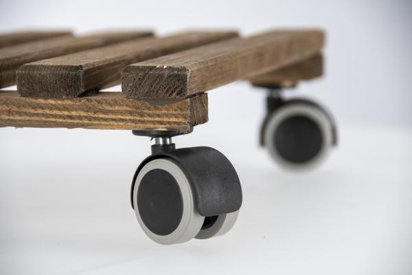 Fallen Fruits INDOOR PLANT TROLLEY WOOD SQUARE FSC 100%