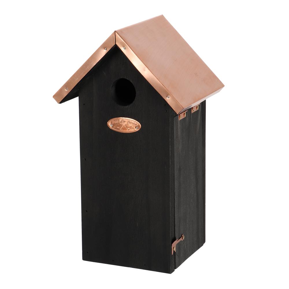 fallen fruits NK117 - BIRD HOUSE BLACK COPPER GREAT TIT FSC 100%
