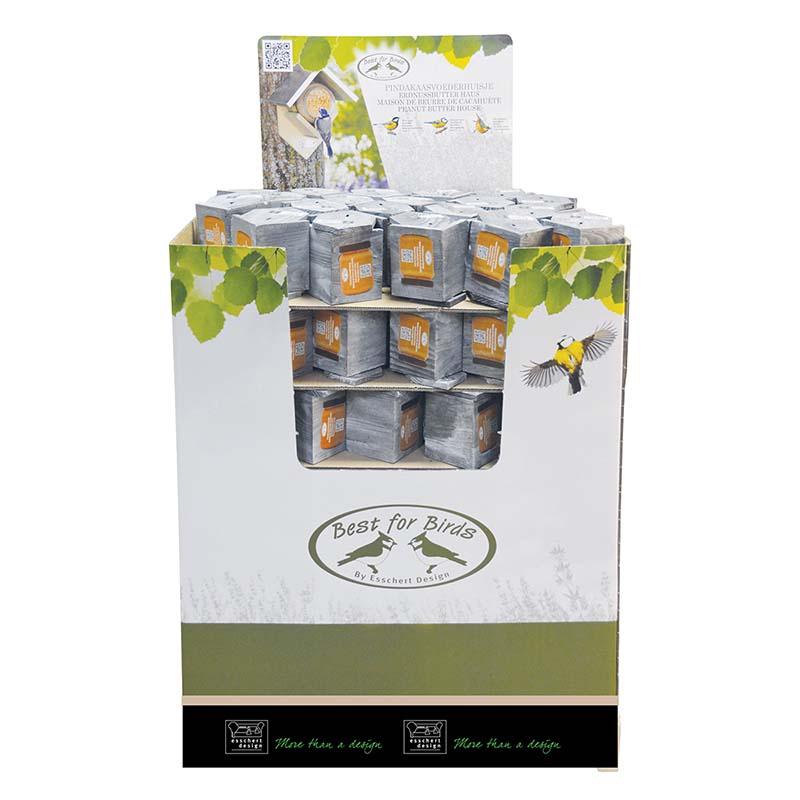 fallen fruits OLD WOOD PEANUT BUTTER JAR FEEDER FSC 100 %