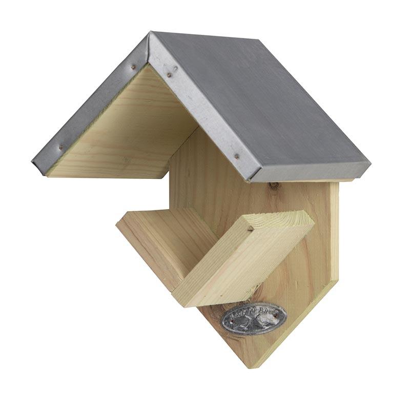 fallen fruits PEANUT BUTTER FEEDER WITH ZINC ROOF FSC 100%