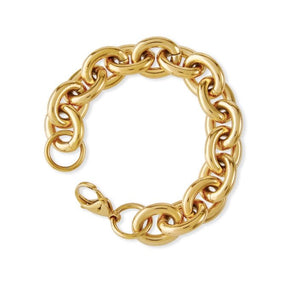 fallon ALEXANDRIA ROLO CHAIN BRACELET - 16MM