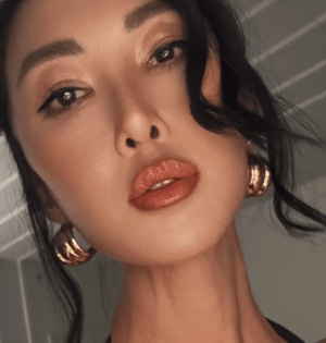 Fallon CAMILLA RIBBED HOOPS - Two Tone 50