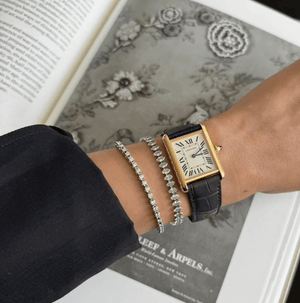 Fallon CARNEGIE MARQUIS TENNIS BRACELET - RHODIUM