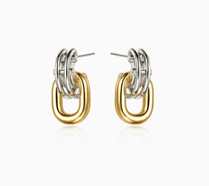 fallon DOUBLE LAYER HOOPS-COMBO