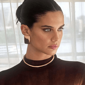 Fallon FABIOLA TUBE RIGID TORQUE COLLAR GOLD