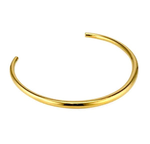 fallon FABIOLA TUBE RIGID TORQUE COLLAR GOLD