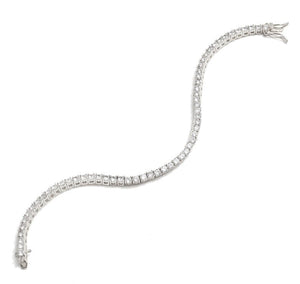 Fallon GRACE TENNIS BRACELET - RHODIUM