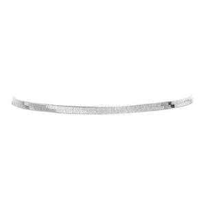 fallon HAILEY HERRINGBONE CHOKER NECKLACE - RHODIUM
