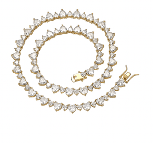 fallon MICRO HEART NECKLACE - GOLD