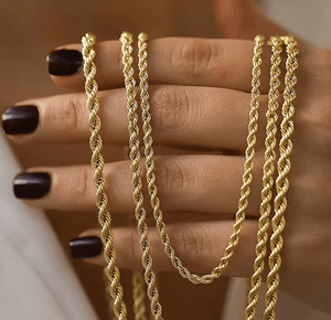 fallon PORTER ROPE CHAINS - 3 OPTIONS GOLD