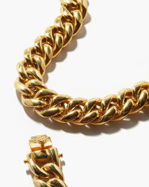 Fallon RUTH CURB CHAIN LINK NECKLACE - 12MM