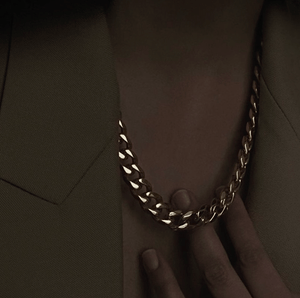 Fallon RUTH CURB CHAIN LINK NECKLACE - 12MM