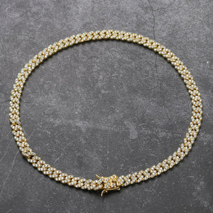 Fallon RUTH PAVÉ CURB COLLAR NECKLACE