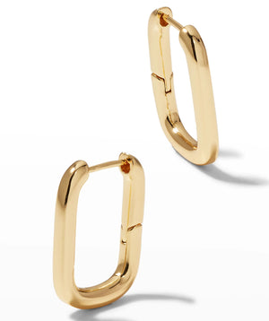 Fallon SNAP HOOP EARRINGS - GOLD
