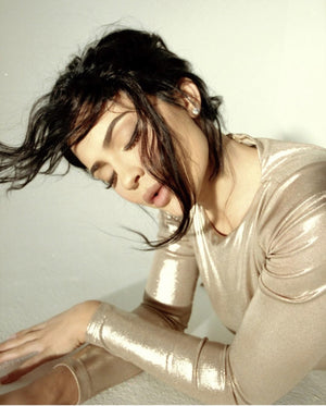 Fallon SOLITAIRE HEART STUD EARRINGS