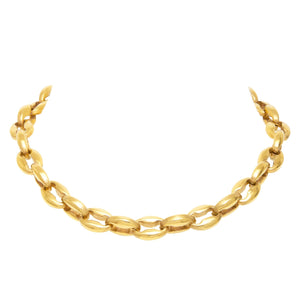 fallon TOSCANO CHAIN LINK NECKLACE - GOLD