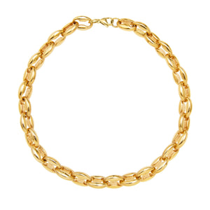 Fallon TOSCANO CHAIN LINK NECKLACE - GOLD