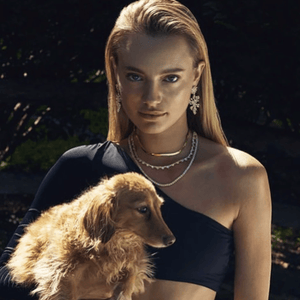 Fallon HAILEY HERRINGBONE CHAIN CHOKER NECKLACE - GOLD