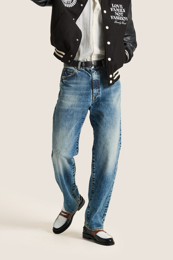 Family First Milano Denim Pants Medium Mid Blue