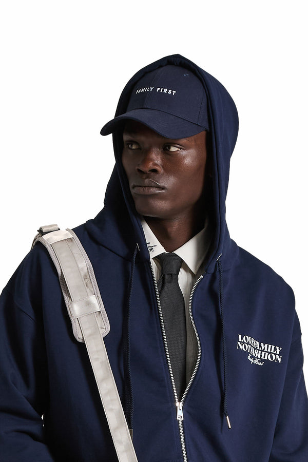 Family First Milano Hat Box Logo Dark Blue