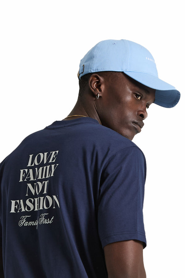 Family First Milano Hat Box Logo Light Blue